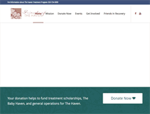 Tablet Screenshot of havenfriends.org